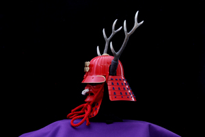 二鹿角脇立之兜 真田幸村