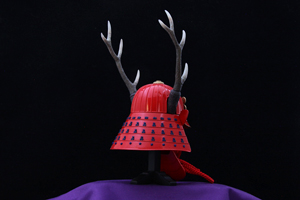 二鹿角脇立之兜 真田幸村